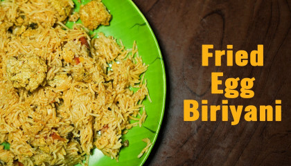 Fried Egg Biriyani