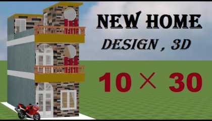 10 By 30 3D HOME DESIGN  10*30 INDIAN HOME PLAN  PROPERTY HUB