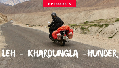 Ladakh Ride  Day 5  Khardung La Top  Khalsar  Diskit  Hunder