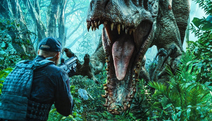 Hunting Indominus Rex  Jurassic World (2015)  Hollywood movie
