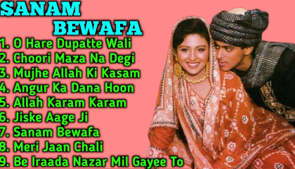 Sanam Bewafa Movie All SongsSalman Khan & ChandniLong Time Songs