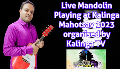 Live Mandolin Playing at Kalinga Mahotsav Brahmapur