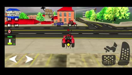 Real Tractor Trolley Cargo Farming Simulation Game _ Android Gameplay