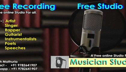 Free Online Music Studio App - (How make Recordings/Vocals sound like Professional Studio Quality).