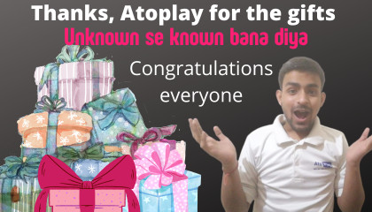 Thanks AtoPlay for gift, AtoPlay bhej rah hai gift, Dimagology