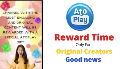 atoplay reward time, genuine creator, good news, dimagology