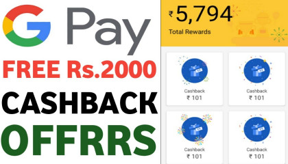 Google Pay Rs.2000 Cashback Offers, Merchant Offer, Bill Payment offer, DTH Recharge Offer