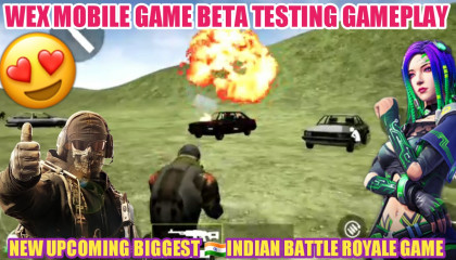 Wex Mobile Game Beta Testing Gameplay !! New Made India Games !! HINDGAMER
