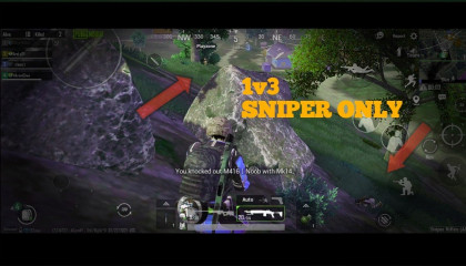 1v3 clutch in PUBG MOBILE || Sniper Training || Highlights by BroLy