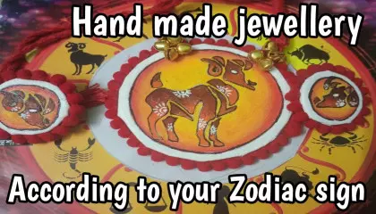 According To Your Zodiac Sign || Hand Made Fabric Jewellery || Aries