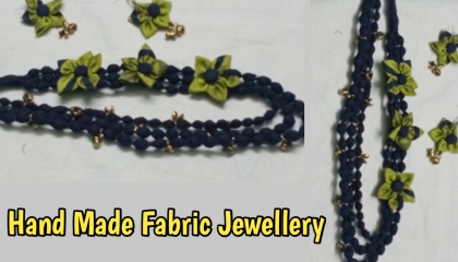 Hand Made Fabric Jewellery