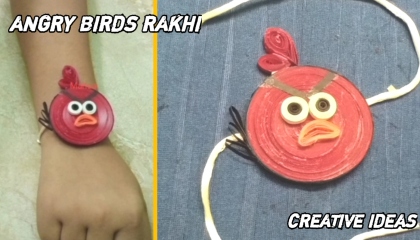 Making Angry Bird Rakhi