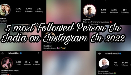 Top 5 Most Followed Person On Instagram In Jan 2022 In India