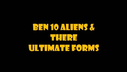 Ben10 Aliens Ultimate Charecter Images