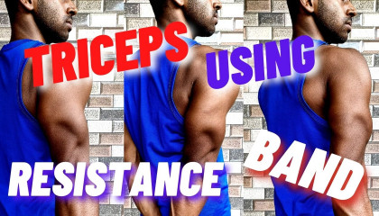 Triceps using Resistance Band
