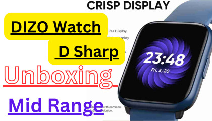 Dizo Watch D Sharp ⌚ Unboxing Video - Sarjeet Choudhary