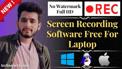 Screen Recording like a Pro Free software for laptop, sarjeet choudhary, atoplay