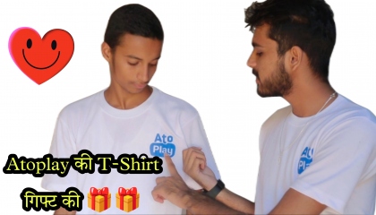 Atoplay T-shirt Gift 🎁, भाई को ♥️ , हक से Atoplayers, Sarjeet Choudhary