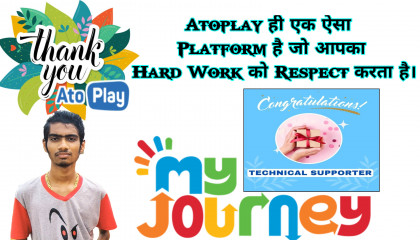 Thank You So Much Atoplay  My Journey Of Atoplay.