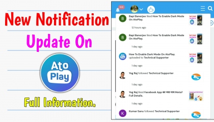 Atoplay New Notification Update On Browser. Must Watch!
