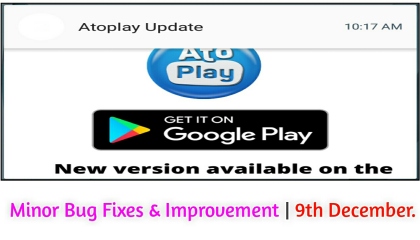 Atoplay New Update 9th December ! WoW