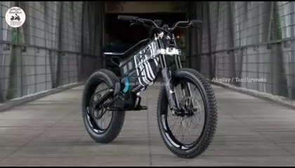 BMW future vision Amby concept  Electric motorcycle + cycle pedal