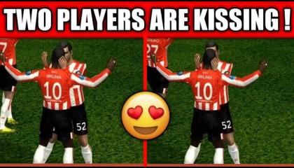 Two Players Are Actually Kissing💋 in Front of the Camera!!! 😂🤣😂 Shorts by Gaming Uncoded