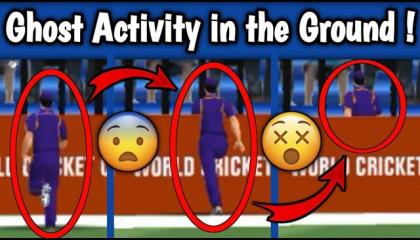 Ghost in WCC Lite!!!😨😨😨।Ghost in a Cricket Match 😰😰😰।Shorts by Gaming Uncoded Youtube Channel