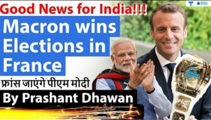 Great News for India as Macron Wins Election in France