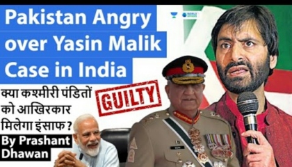 Pakistan Angry over yasin malik case in India .