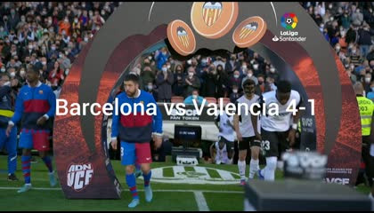 Barcelona vs Valencia 4-1 Extended Highlights &all goals