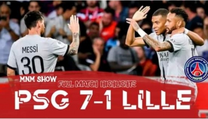 PSG VS LILLE 7-1 TODAY MATCH EXTENDED HIGHLIGHTS IN 22-08-2022