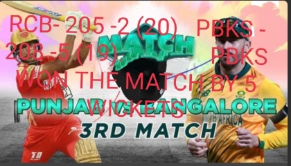 TATA IPL 2022 PK VS RCB MATCHES EXTENDED HIGHLIGHTS IN 27/03/2022