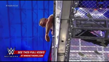 Shane McMahon jumps || Hell in a Cell