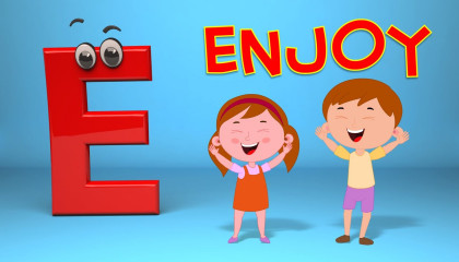 Phonics Letter- E song  Learning Videos For Babies  Nursery Rhymes For Kids