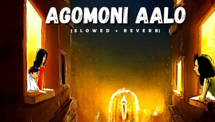 Agomoni song (Slowed+Reverb) Agomoni Aalo lofi - KD CREATION 🎧