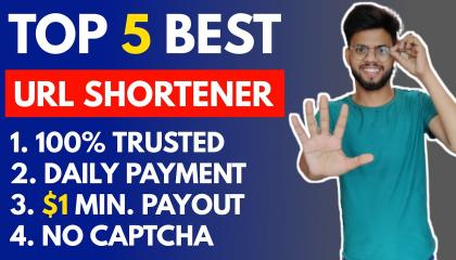 Top 5 Best URL Shortener In 2021(Make Money Online) _ Highest Paying URL Shortener Without Captcha