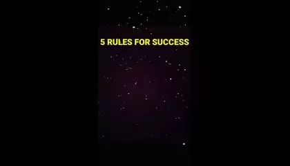 5 ROULS OF SUCCESS motivational