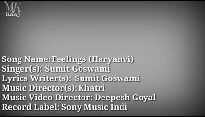 Ishare Teri Karti Nigah Lyrics  Feelings love  Sumit Goswami  Khatri  Sony Music India  Mk Raaj
