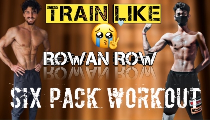Train like Rowan row build muscle at home
