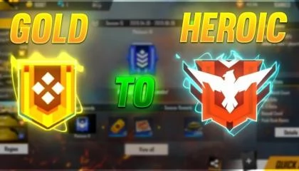 Gold to heroic🔥 (Free Fire)