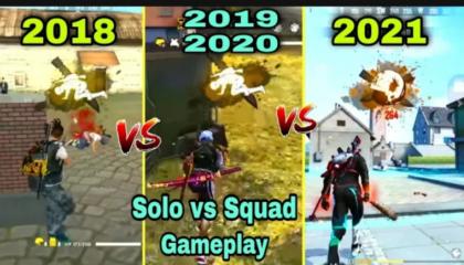 2018 TO 2021 SOLO VS SQUADS GAME PLAY