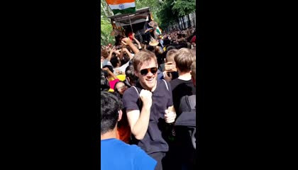 Germans Dancing on Indian Songs