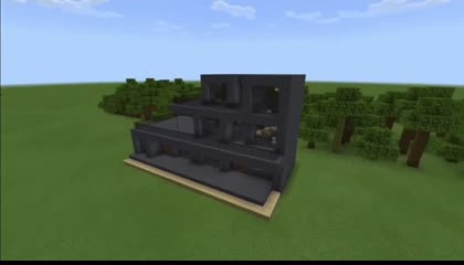 Minecraft Easy And Modern Survival House Build...