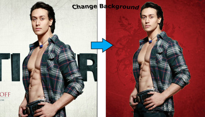 How to change background of photo in Adobe Photoshop...