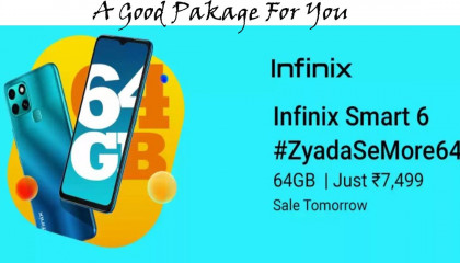 Infinix Smart 6  A Good Package For You!