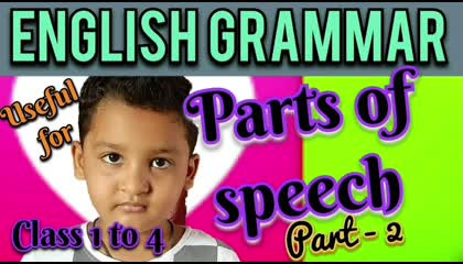 English Grammar    Parts of speech part  - 2      Noun and  pronoun