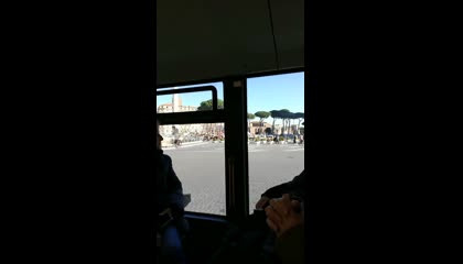 Rome (Italy) - Alter of the fatherland view from bus