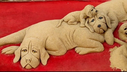 Sand Art in Italy