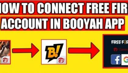 how to connect free fire account to booyah app // garena free fire